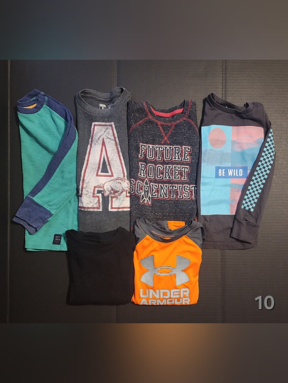 Boys Long Sleeve Shirt Lot of 6 (Size 4-5)
